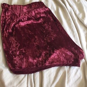 Velvet Shorts